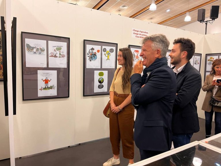 Visite au salon de l&rsquo;humour et du dessin de presse de Saint-Just-le-Martel