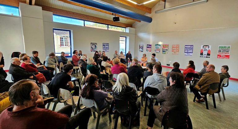 Réunion publique à Saint-Priest Taurion pour faire le point sur la rentrée politique