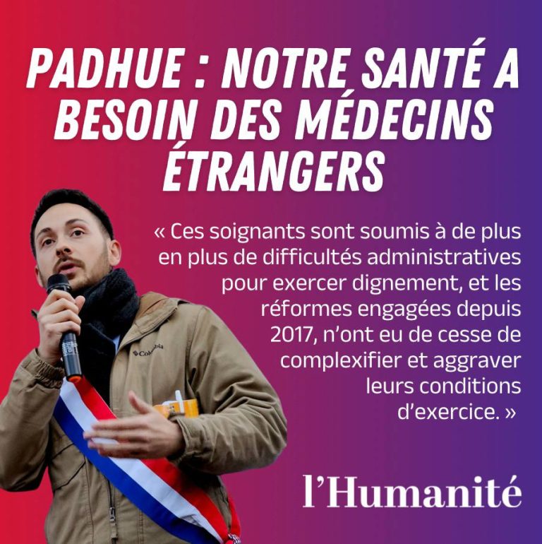 Notre santé a besoin des médecins étrangers