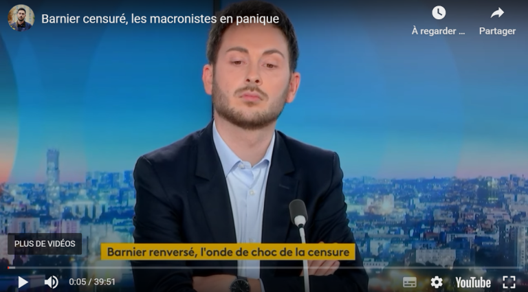Mon intervention sur le plateau de Franceinfo