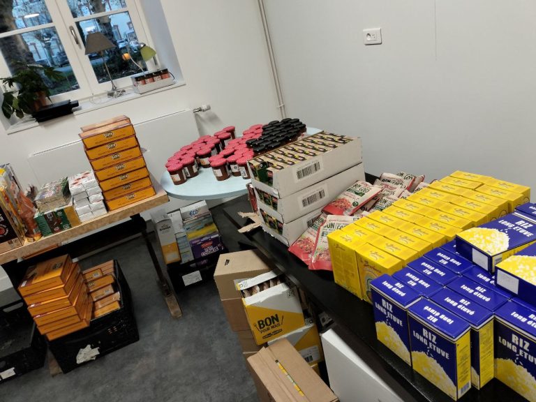 Distribution alimentaire avec l&rsquo;association Cop1