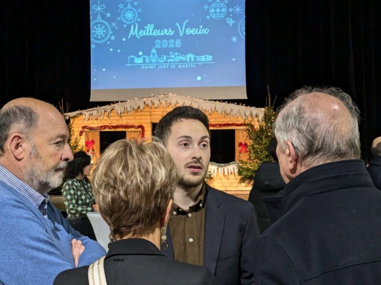 Cérémonie des vœux du Maire de Saint-Just Le Martel