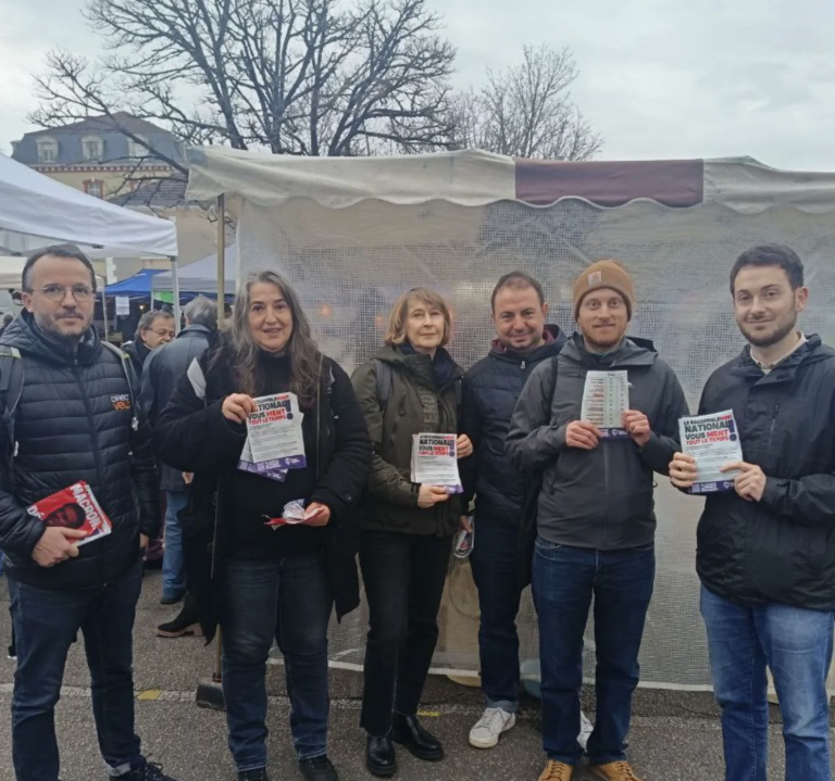 Tractage au Marché Marceau