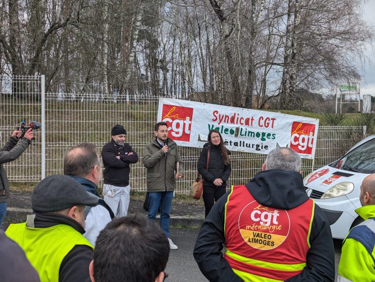 Mobilisé aux côtés des salariés de Valéo !