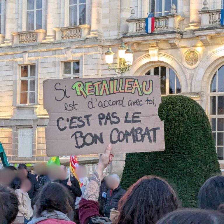 Rassemblement féministe et antiraciste à Limoges