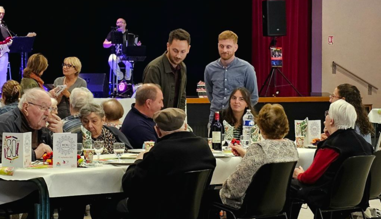 Repas des aînés du Secours Populaire à Rilhac-Rancon