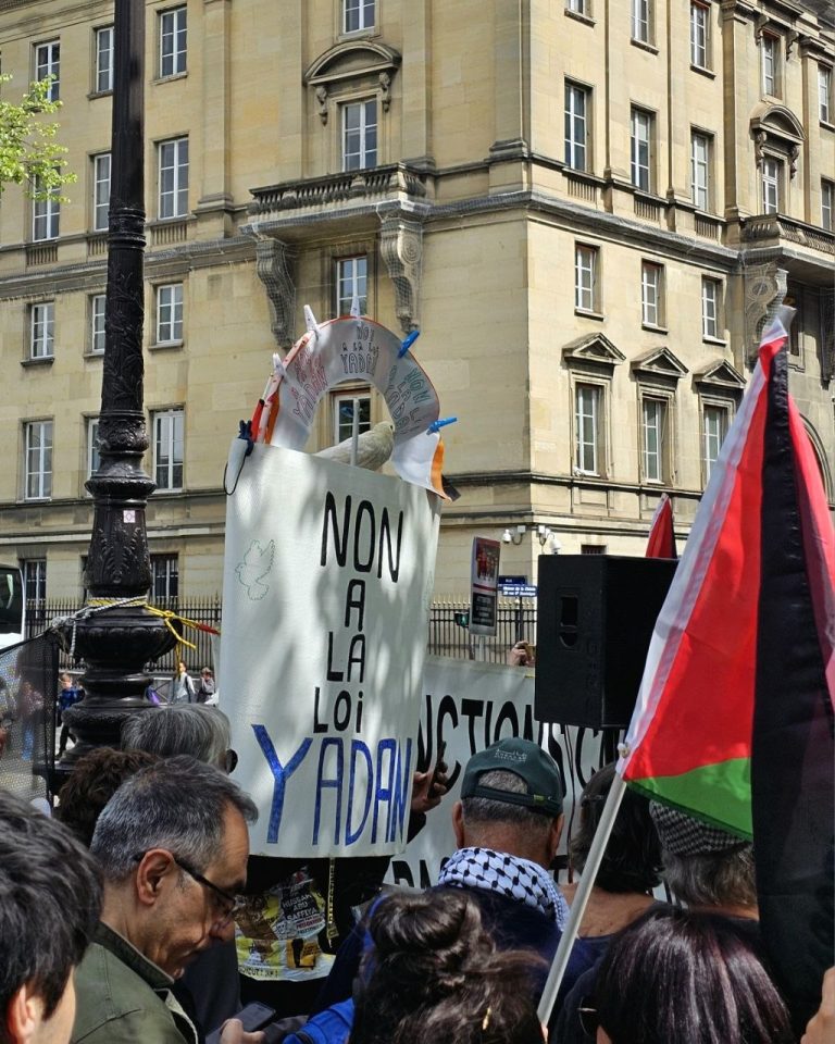 Dans la rue comme dans l&rsquo;hémicycle, mobilisés contre la loi Yadan !